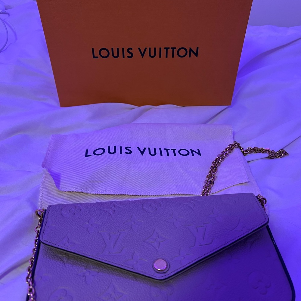 UPDATED: Louis Vuitton Felicie Pochette Monogram Empreinte Leather
